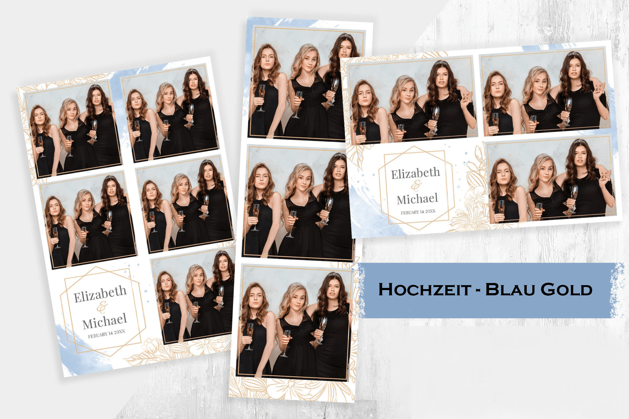Hochzeits-Layouts Beispiel 3
