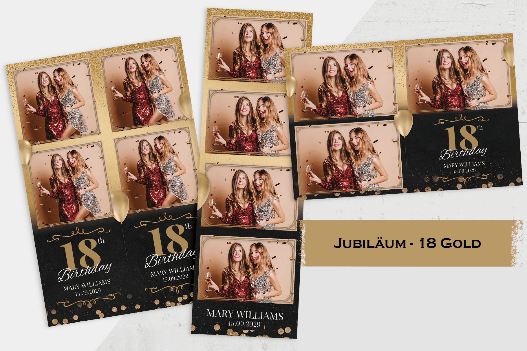 Jubiläums-Layouts Beispiel 2