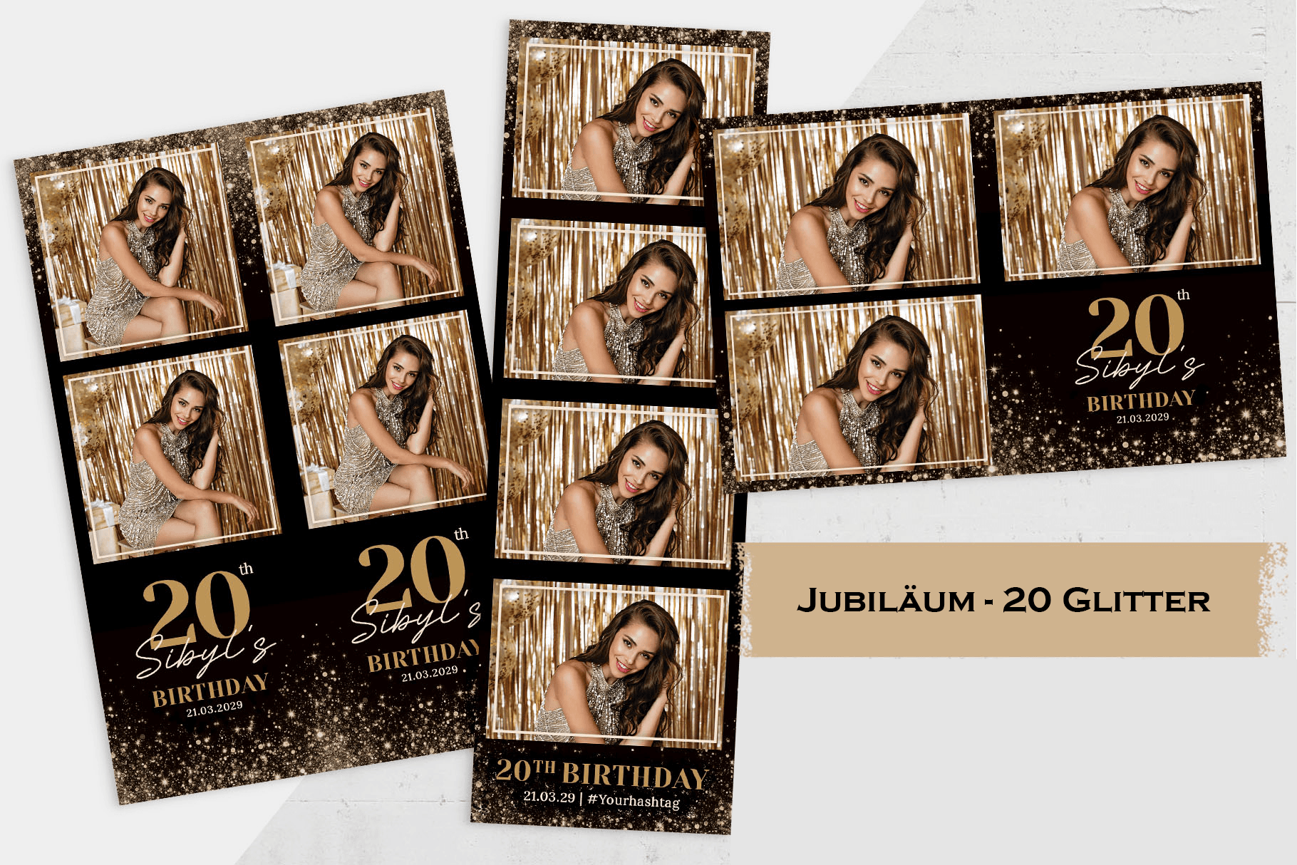 Jubiläums-Layouts Beispiel 4