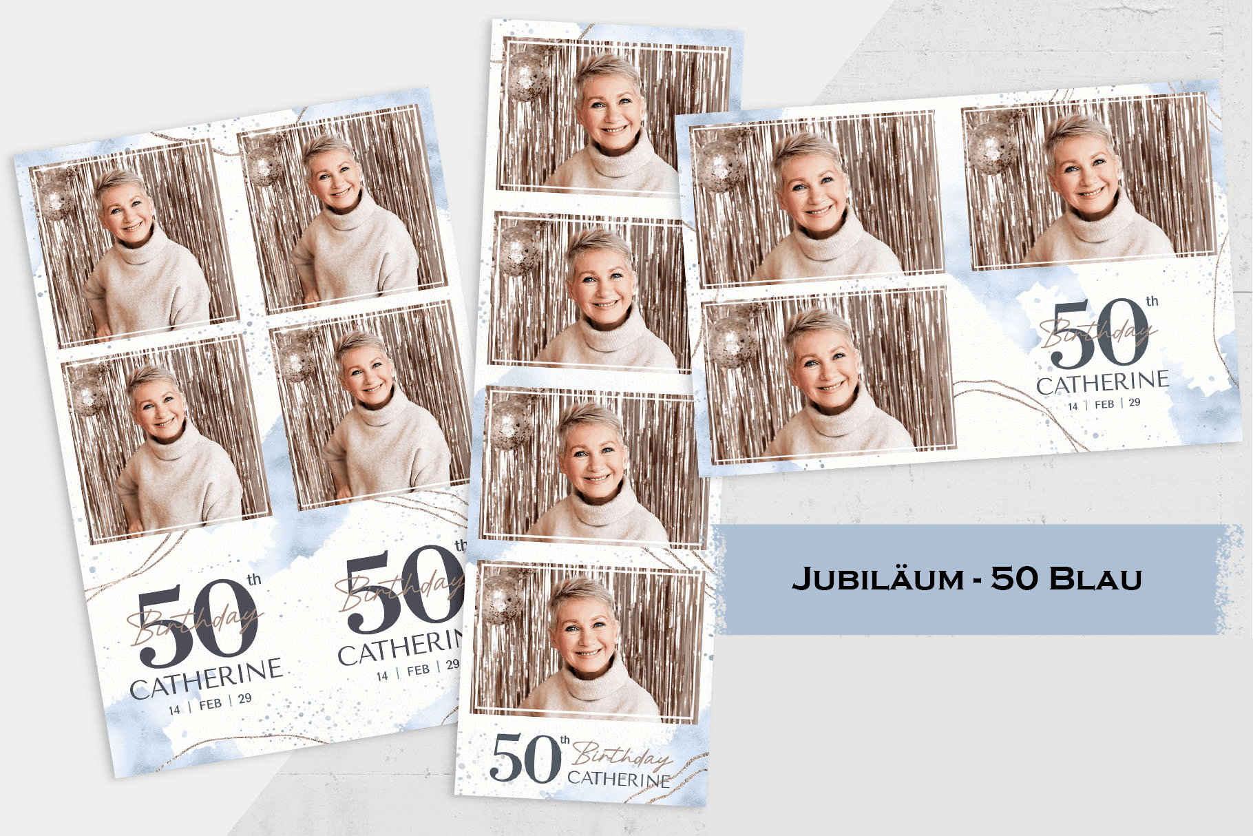 Jubiläums-Layouts Beispiel 7